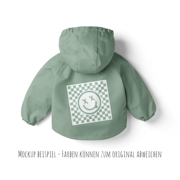 BIG Patch - Smilie - Karo Rosa